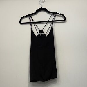 Naked Zebra Charcoal Strappy Top